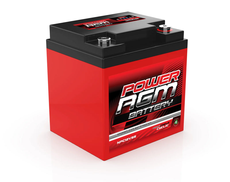 Power AGM 12V 55AH Deep Cycle