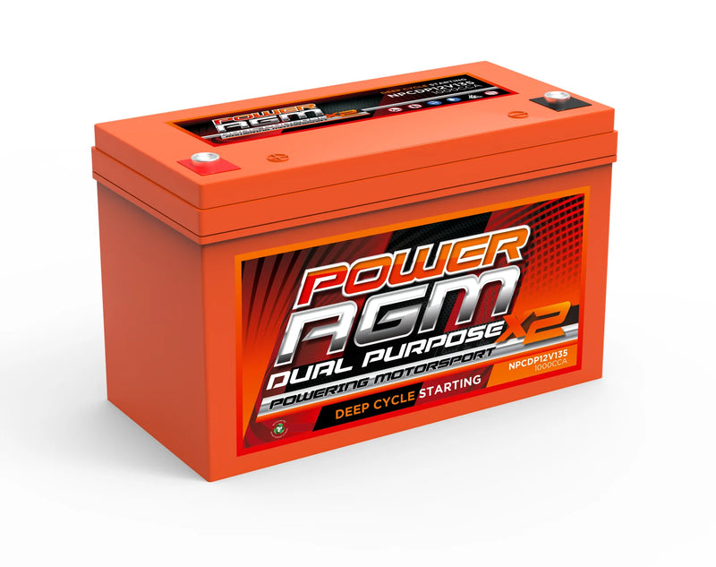 Power AGM Dual Purpose 12V 135AH Deep Cycle