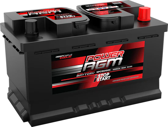 Power Crank | NPCISS100H (AGMDIN88) | Stop Start | 12V 1,050CCA 95AH