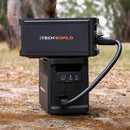 iTechWorld Flexi Off-Grid Max Solar Generator Kit PS1800 PRO Power Station, 200W Solar Mat & Expansion Battery Bundle