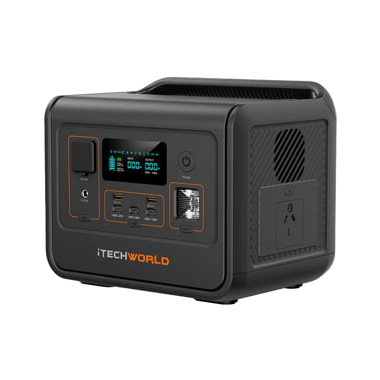 iTechWorld PS800 Portable Lithium Power Station | 800W 512Wh