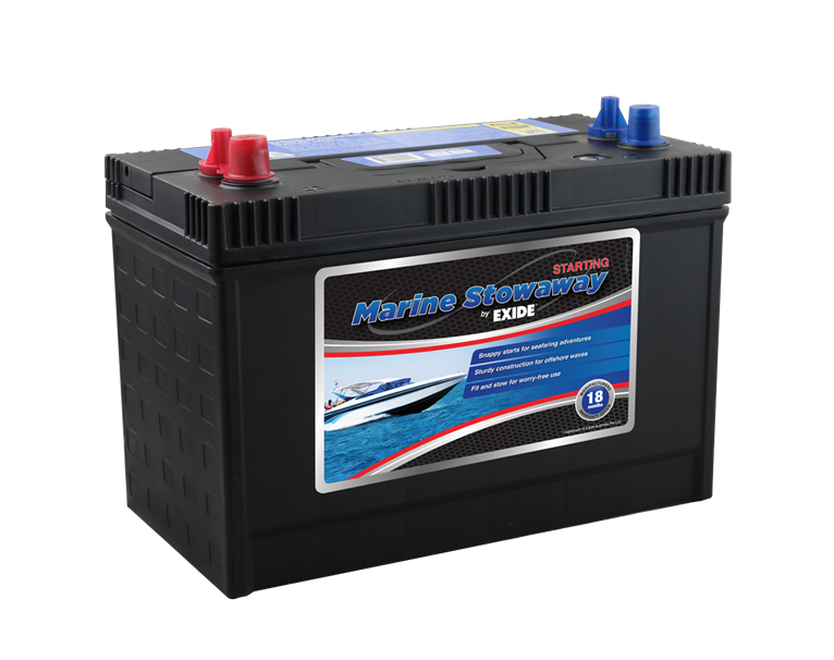 Exide Batteries Stowaway MSST31 Marine Battery