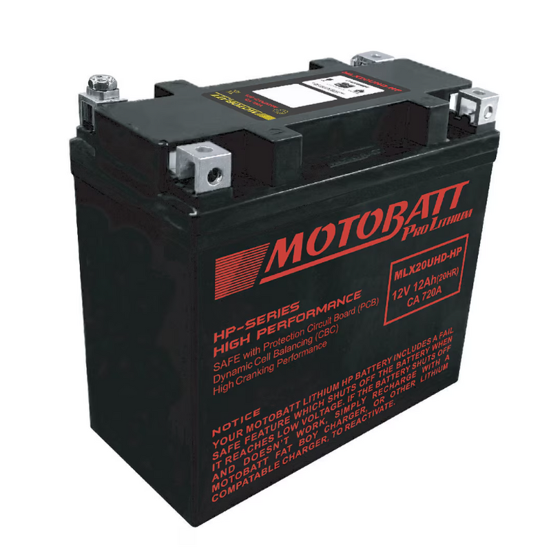 MLX20UHD-HP Motobatt LifePo4 Lithium Battery