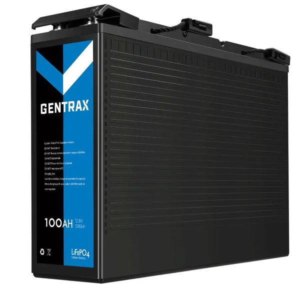 Gentrax 12V slim 100Ah 100A LiFePO4 Deep Cycle