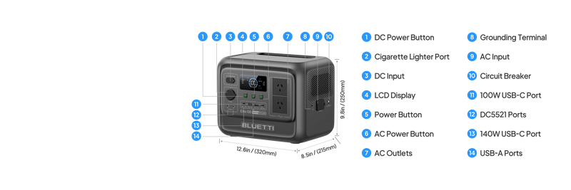 BLUETTI Premium Elite 100 V2 Portable Power Station | 2,000W 1,024Wh