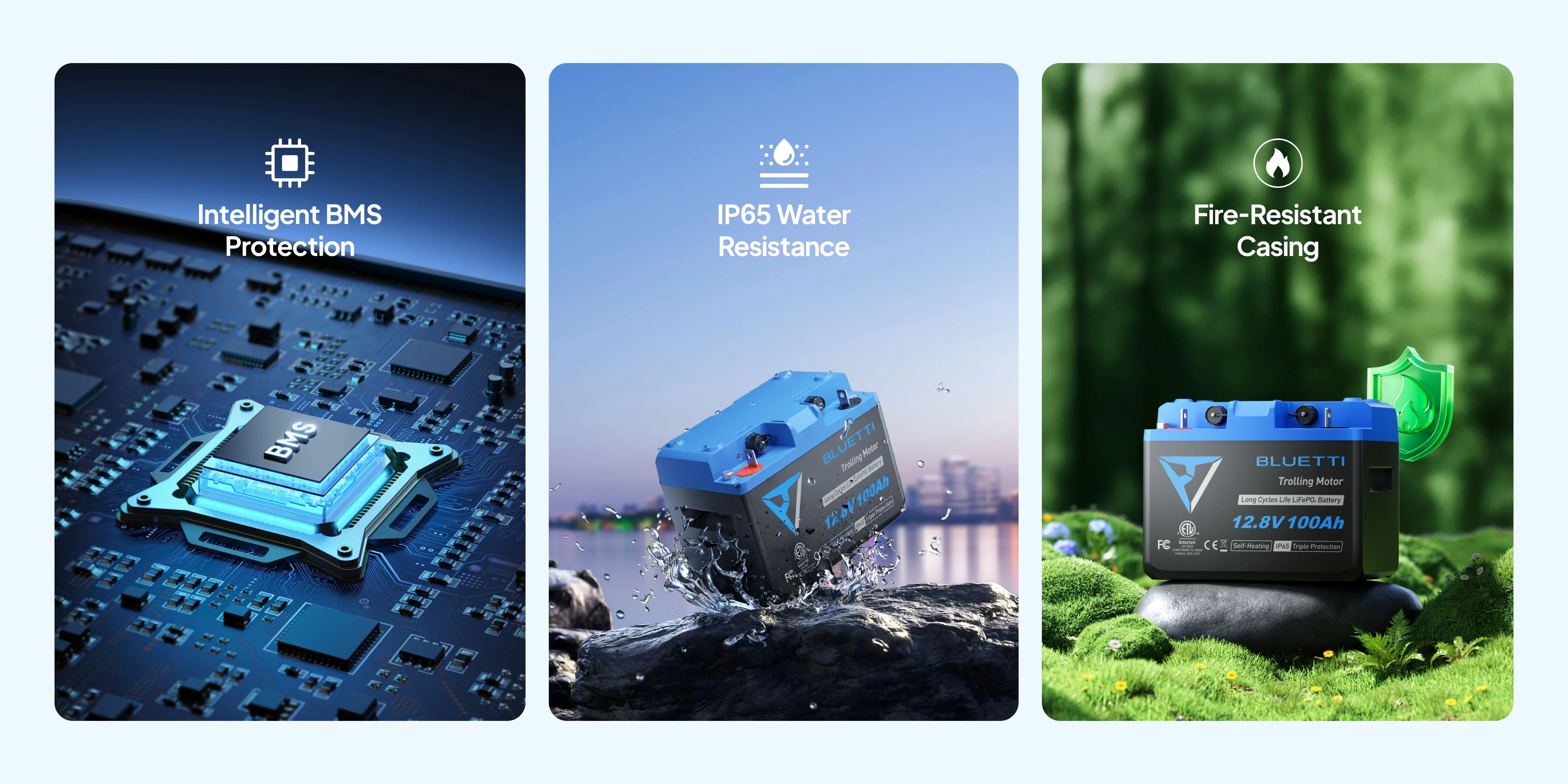 Bluetti B4810 LiFePO₄ Battery | 51.2 V, 100 Ah