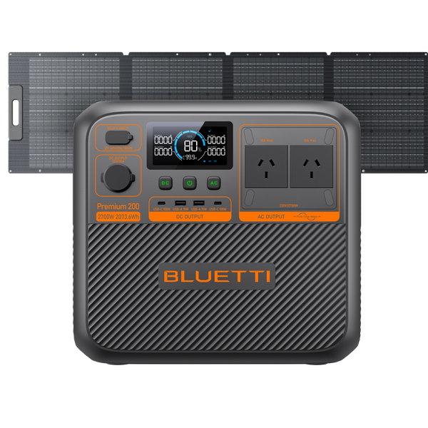 Bluetti Premium Elite 200 V2 + PV200 Solar Panel Bundle