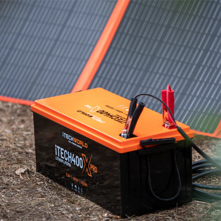 iTechWorld iTECH400X PRO Deep Cycle Lithium Battery with Bluetooth LiFePO4 400Ah