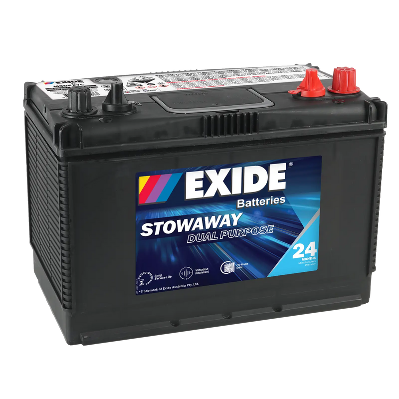 Exide Batteries Stowaway MSDP27C Marine Battery