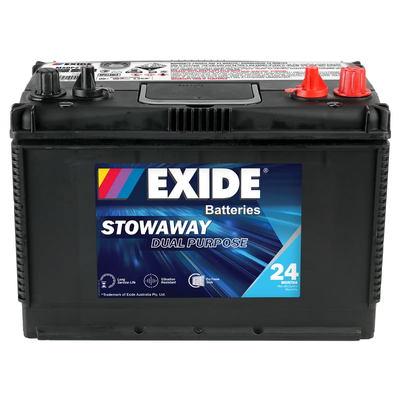 Exide Batteries Stowaway MSDP27C Marine Battery