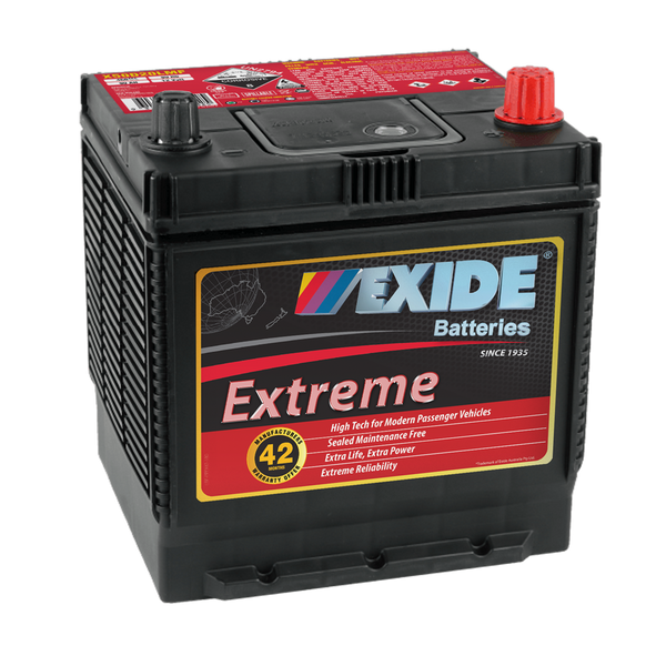 Exide Extreme X50D20LMF 12 Volt 460CCA 50AH Battery