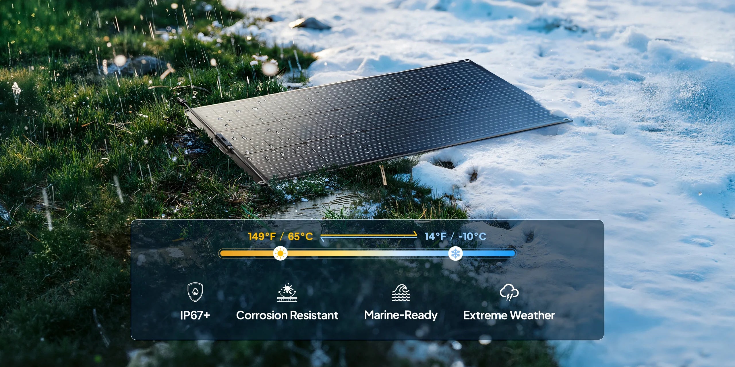 BLUETTI PV100 FX Flexible Solar Panel | 100W | Set of 2