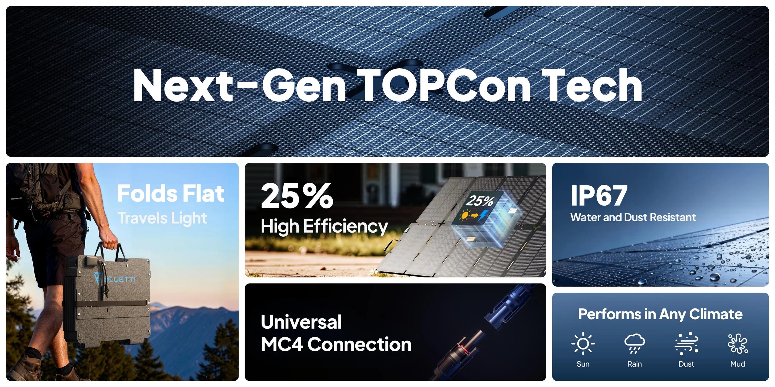 BLUETTI Sora 500 Solar Panel | 500W