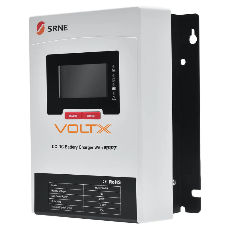 VoltX 30A MPPT DC to DC Lithium Battery Charger