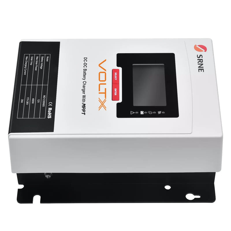 VoltX 30A MPPT DC to DC Lithium Battery Charger