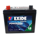 XU1-AGM | Powerider | Lawn & Garden Battery | 12V 350CCA 21AH