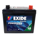 XU1R-AGM | Powerider | Lawn & Garden Battery | 12V 350CCA 21AH